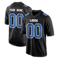 Punc Custom D.Lions Black Fashion Home Game Any Name & Numbers Stitched Jerseys