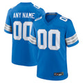 Punc Custom D.Lions Blue Home Game Stitched Jerseys