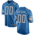 Punc Custom D.Lions Blue Replica Game Stitched Jerseys