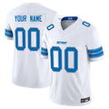 Punc Custom D.Lions White Vapor F.U.S.E. Limited Elite Stitched Jerseys