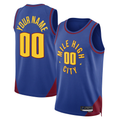 Punc Custom D.Nuggets Blue 2022-23 Swingman Jerseys - Statement Edition