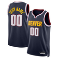 Punc Custom D.Nuggets Navy Swingman Jerseys - Icon Edition
