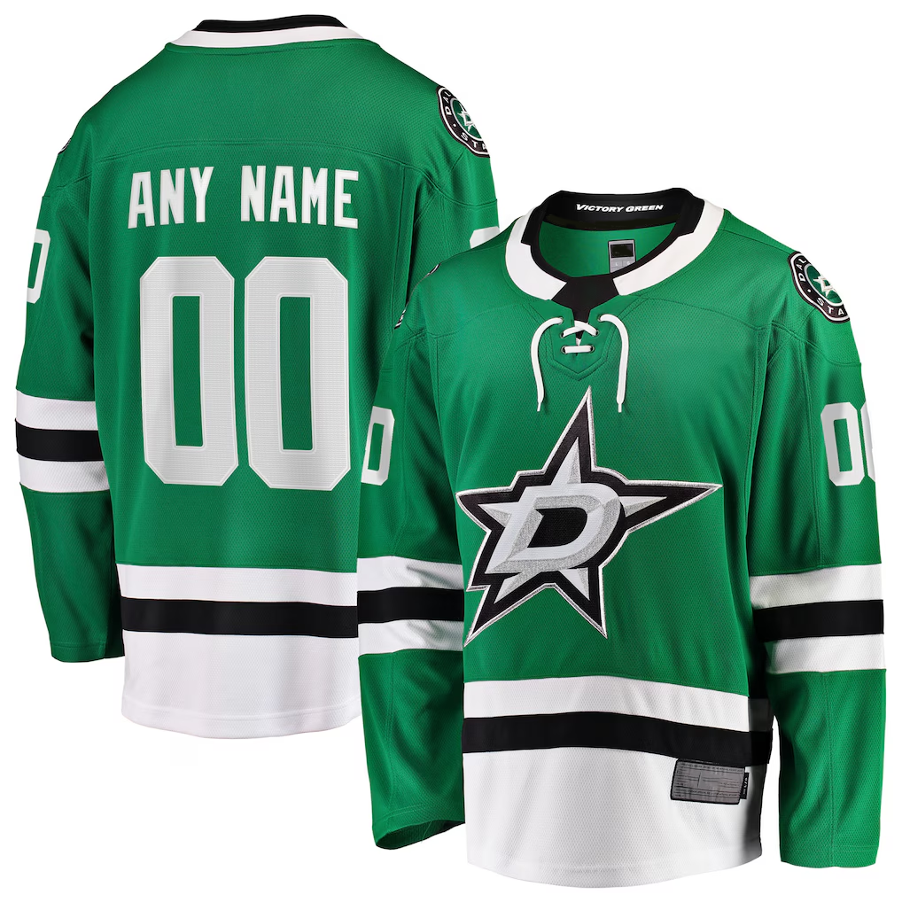Punc Custom D.Stars Green Home Breakaway Jerseys