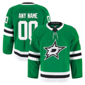 Punc Custom D.Stars Kelly Green Home Authentic Pro Jerseys