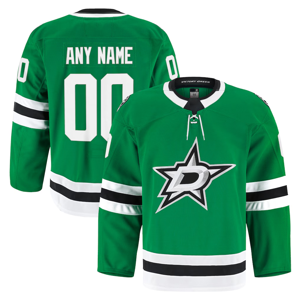Punc Custom D.Stars Kelly Green Home Authentic Pro Jerseys