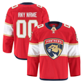 Punc Custom F.Panthers Red Home Authentic Pro Jerseys