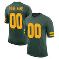 Punc Custom GB.Packers Green Alternate Vapor Home Game Any Name & Numbers Stitched Jerseys