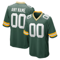 Punc Custom GB.Packers Green Game Stitched Jerseys