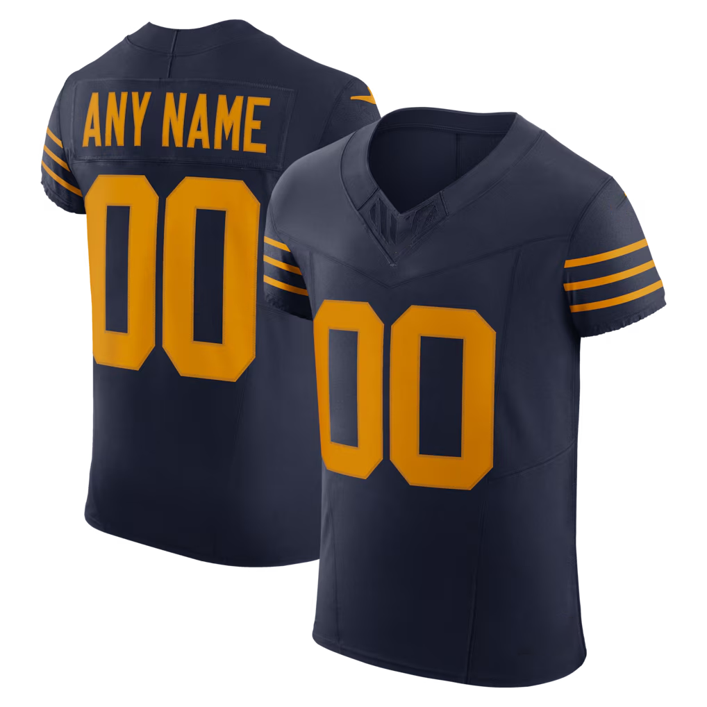 Punc Custom GB.Packers Navy Alternate Vapor F.U.S.E. Elite Stitched Jerseys