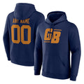 Punc Custom GB.Packers Navy The 1923 Classic Pullover Hoodies Limited Game Any Name & Numbers Stitched Jerseys