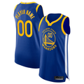 Punc Custom G.State Warriors Blue 2020-21 Authentic Jerseys - Icon Edition