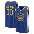 Punc Custom G.State Warriors Royal Fast Break Jerseys - Icon Edition