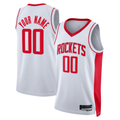 Punc Custom H.Rockets White 2022-2023 Swingman Stitched Jerseys- Statement Edition