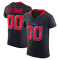 Punc Custom H.Texans Navy Alternate Vapor F.U.S.E. Elite Stitched Jerseys
