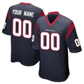 Punc Custom H.Texans Navy Home Game Any Name & Numbers Stitched Jerseys