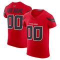Punc Custom H.Texans Red Alternate Vapor F.U.S.E. Elite Stitched Jerseys