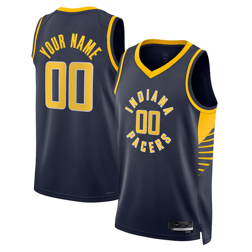 Punc Custom I.Pacers Navy 202223 Swingman Jerseys - Icon Edition