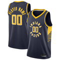 Punc Custom I.Pacers Navy Swingman Jerseys - Icon Edition