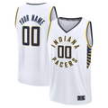 Punc Custom I.Pacers  White Fast Break Jerseys - Icon Edition