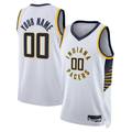Punc Custom I.Pacers White Swingman Jerseys - Association Edition