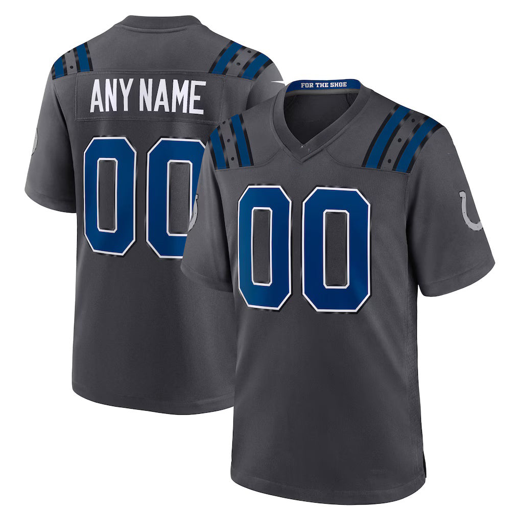 Punc Custom IN.Colts Anthracite 2026 Rivalries Collection Game Jersey