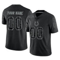 Punc Custom IN.Colts Black Reflective Limited Game Any Name & Numbers Stitched Jerseys