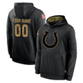 Punc Custom IN.Colts Black Salute to Service Hoodies Limited Game Any Name & Numbers Stitched Jerseys
