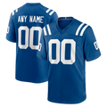 Punc Custom IN.Colts Royal Game Stitched Jerseys