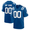 Punc Custom IN.Colts Royal Home Game Any Name & Numbers Stitched Jerseys