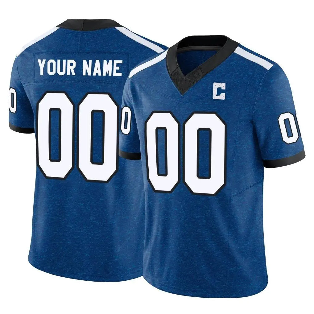 Punc Custom IN.Colts Royal Limited Indiana Nights Alternate Vapor F.U.S.E. Home Game Any Name & Numbers Stitched Jerseys