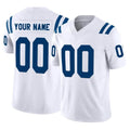 Punc Custom IN.Colts White Limited Vapor F.U.S.E. Home Game Any Name & Numbers Stitched Jerseys