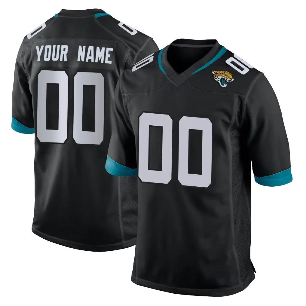 Punc Custom J.Jaguars Black Home Game Any Name & Numbers Stitched Jerseys