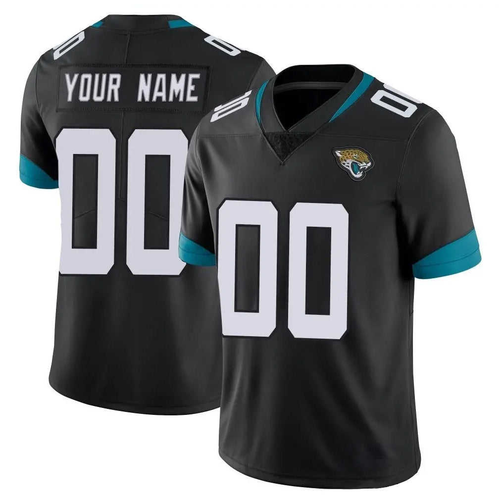 Punc Custom J.Jaguars Black Vapor Untouchable Limited Home Game Any Name & Numbers Stitched Jerseys
