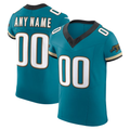 Punc Custom J.Jaguars Teal Alternate Vapor F.U.S.E. Elite Stitched Jerseys