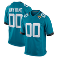 Punc Custom J.Jaguars Teal Game Stitched Jerseys