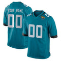 Punc Custom J.Jaguars Teal Home Game Any Name & Numbers Stitched Jerseys