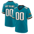 Punc Custom J.Jaguars Teal Prowler Throwback Stitched Jerseys