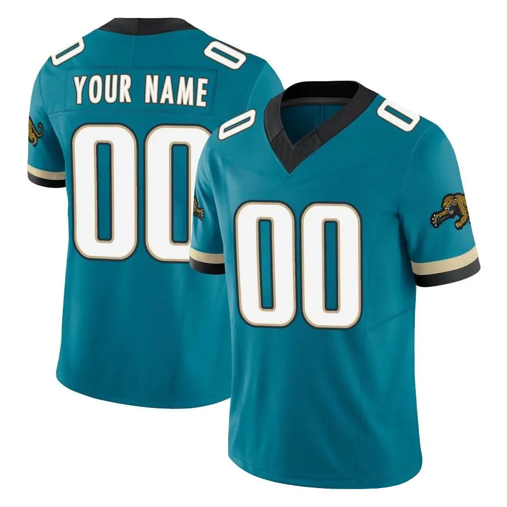 Punc Custom J.Jaguars Teal Prowler Throwback Vapor F.U.S.E. Limited Home Game Any Name & Numbers Stitched Jerseys