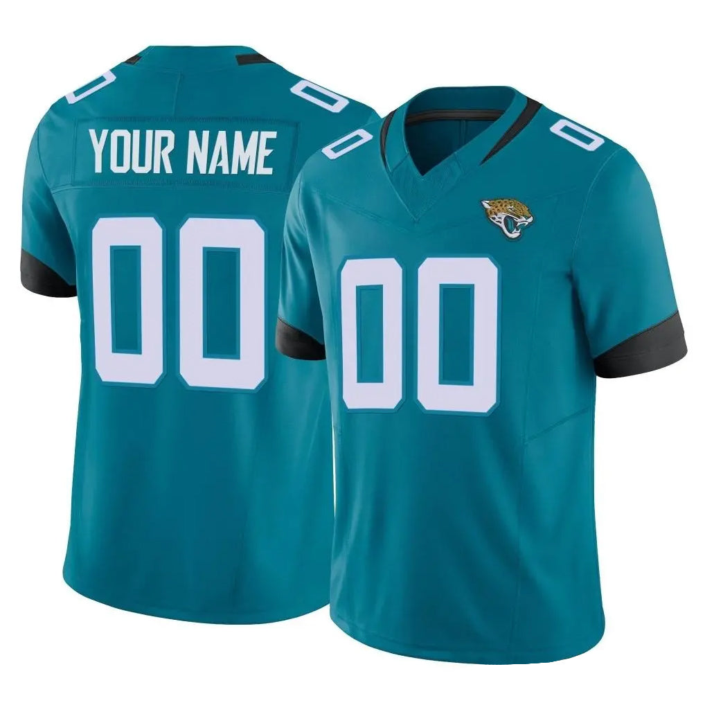 Punc Custom J.Jaguars Teal Vapor F.U.S.E. Limited Home Game Any Name & Numbers Stitched Jerseys