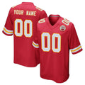 Punc Custom KC.Chiefs Red Home Game Any Name & Numbers Stitched Jerseys