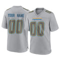 Punc Custom LA.Chargers Gray Atmosphere Fashion Limited Game Any Name & Numbers Stitched Jerseys