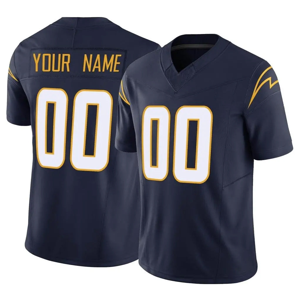 Punc Custom LA.Chargers Navy Limited Vapor F.U.S.E. Home Game Any Name & Numbers Stitched Jerseys