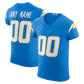 Punc Custom LA.Chargers Powder Blue Vapor F.U.S.E. Elite Stitched Jerseys
