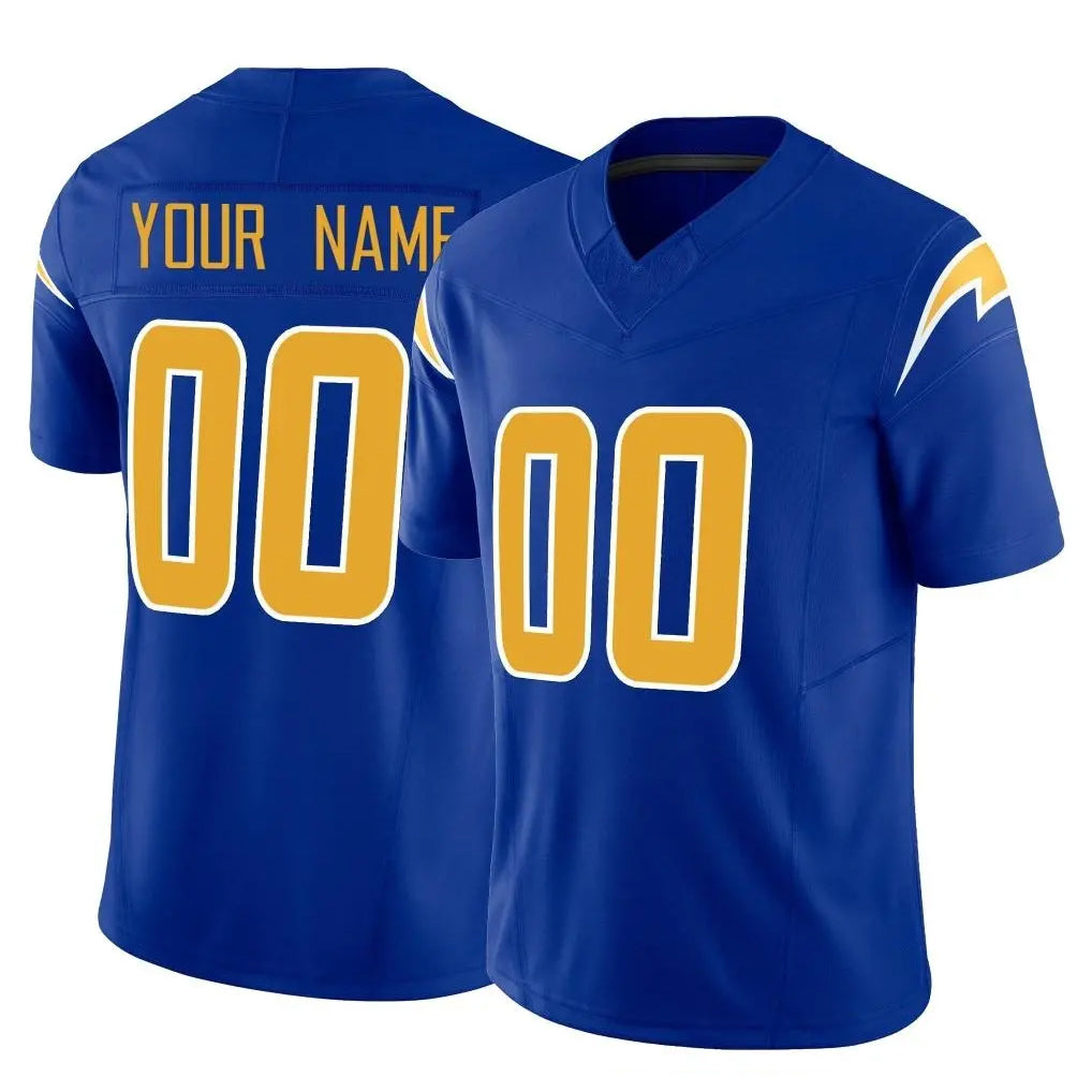 Punc Custom LA.Chargers Royal Limited Vapor F.U.S.E. Home Game Any Name & Numbers Stitched Jerseys