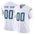 Punc Custom LA.Chargers White Limited Vapor F.U.S.E. Home Game Any Name & Numbers Stitched Jerseys