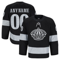 Punc Custom LA.Kings Black Alternate Authentic Pro Jerseys