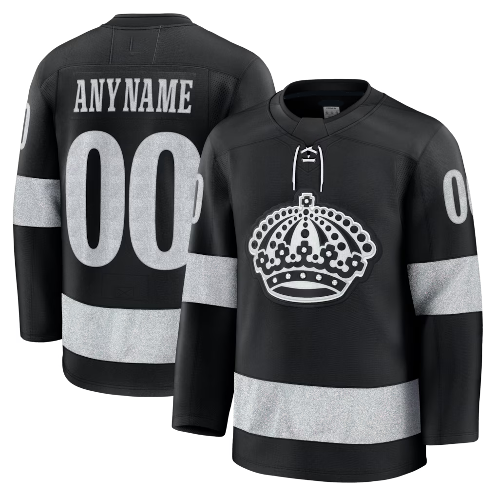 Punc Custom LA.Kings Black Alternate Premium Jerseys