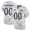 Punc Custom LA.Rams Arctic Camo Salute To Service Limited Game Any Name & Numbers Stitched Jerseys