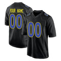Punc Custom LA.Rams Black Fashion Limited Home Game Any Name & Numbers Stitched Jerseys