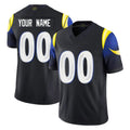 Punc Custom LA.Rams Black Midnight Rivalries Collection Limited Home Game Any Name & Numbers Stitched Jerseys